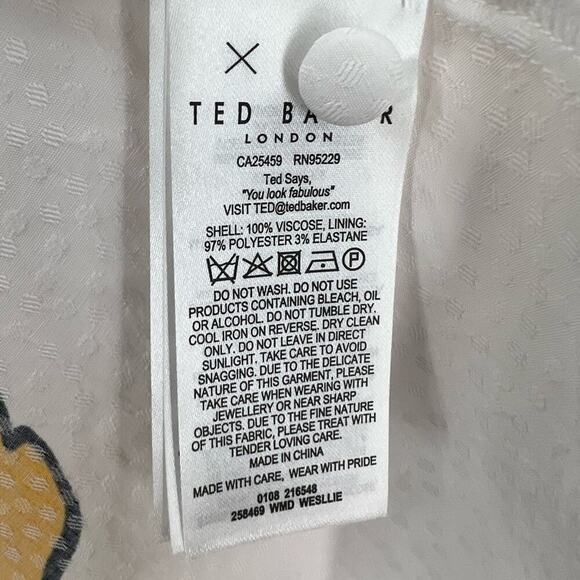 NEW Ted Baker Wesllie Mini Dress Sz 1/4 - Picture 8 of 13